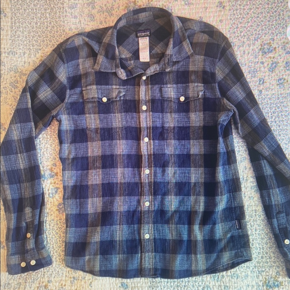 Men's Blue Plaid Jacket